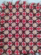 Poszewka na poduszkę z PRL-u