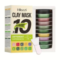 Maseczki glinkowe 10×5g – kapsułki, głębokie oczyszczanie i nawilżanie