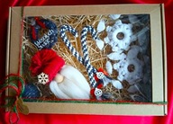 Zestaw na choinkę z makramy