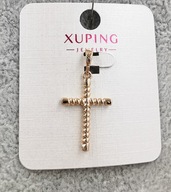 63450 ZAWIESZKA 18K POZŁACANA 31/16 MM krzyżyk ze wzorem