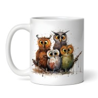 Kubek z sowami, sowa, sowy 330ml