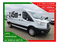 FORD TRANSIT L3H2 2.0 TDCI/170KM KLIMATYZACJA TEMPOMAT CZUJNIKI KAMERA