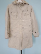 Beżowa ocieplana kurtka 146