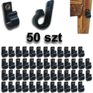 Wieszak Haczyk Montażowy do Przewodów Lampek led Girlandy – zestaw 50 szt