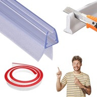 USZCZELKA DO KABINY PRYSZNICOWEJ OKAPNIK 8mm 100cm Showercabinparts