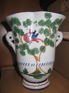 WAZON - DZBAN - DUŻY - RĘCZNIE MALOWANY - MADE IN ITALY - VINTAGE