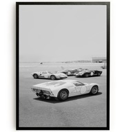 Plakat Ford GT40 Daytona Le Mans – Klasyczna Legenda Motorsportu Plakat A3