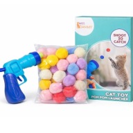 Zabawka dla kota PISTOLET + 30KULEK | HIT Dla kota