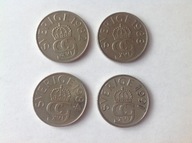 SZWECJA 4 MONETY 5 KORONOWE OD 1982 ROKU