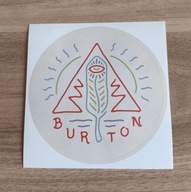 Naklejka BURTON SNOWBOARDS na snowboard samochód deskę skate meble