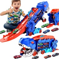 Tyranozaur XL – Samochód Transporter z Autkami i Dinozaurem