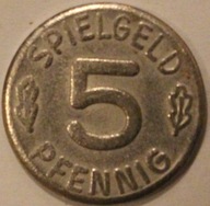 5 PFENNIG SPIELGELD NIEMCY