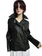 WALLACE SACKS skórzana marynarka z miękkiej skóry 38