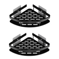 2 SZT PÓŁKA WISZĄCA SAMOPRZYLEPNA LOFT ŚCIENNA ŁAZIENKOWA POD PRYSZNIC