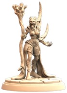 Zealot of Elder Gods Cthulhu Pinup E Fantasy RPG D&D Druk 3D NSFW