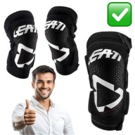 OCHRANIACZE NA KOLANA CZARNE NAKOLANNIKI WYTRZYMAŁE MOCNE ROZMIAR S/M LEATT