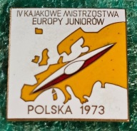 ODZNAKA IV KAJAKOWE MISTRZOSTWA EUROPY JUNIORÓW POLSKA 1983 WERSJA DUŻA