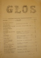 GŁOS nr 7, niezależny miesięcznik V 1978