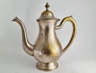 STARY DZBANEK DO HERBATY MOSIĄDZ SREBRZONY