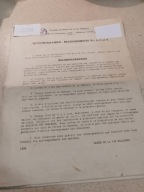 Kwestionariusz Muzeum w Wallone Walonia język francuski Przedwojenny dokum.