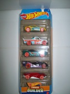 5 SZT. Samochody HOT WHEELS TRACK BUILDER HLY699