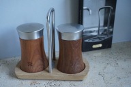 TRIP TRAP SKAGERAK SÓL PIEPRZ STOJAK danish design TEAK MŁYNEK MŁYNKI 2szt.
