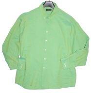 GEORGE_Piękna KOSZULA_zielona mieniąca turkusem biznesowa JAK NOWA_XL