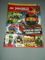 LEGO NINJAGO 8/2018 wsiądź na smoka, 2 plakaty, komikxy,Labirynty, zabawy