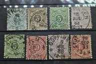 Württemberg znaczki kasowane, odmiany 2