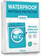TWINZEN Ochraniacz Na Materac 160x200 Wodoodporny i Oddychający