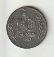 Holandia 10 cent 1941 cynk ladny stan