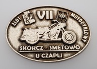 Znaczek, odznaka, blacha zlotowa, motocyklowa No.972