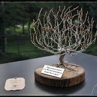 Drzewko szczęścia Grawer pamiątka na urodziny, rocznica ślubu, wesele