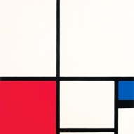 Piet Mondrian - Composition No I with Red and Blue