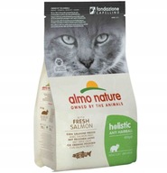 Almo nature HOLISTIC Antihairball z łososiem 400g