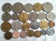 zestaw moneta Izrael 24 szt.