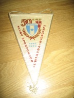 GWIAZDA BYDGOSZCZ Klub Sportowy 50 lat proporczyk z PRL