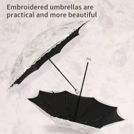 PARASOL PARASOLKA koronka ANIME koronkowa PORĘCZNA KWIATY KWIATUSZKI