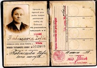 Legitymacja służbowa Polskich Kolei Państwowych (PKP) Wilno w 1939 r. 2