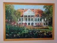 Obraz z puzzli 2000 –oprawiony w drewnianą ramę– Pałac w ogrodzie