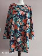 BEYOU TUNIKA swobodna falbany długi tył 40/42