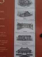 Szwecja - szwedzkie domy - architektura - Mi. 1869-73 czarnodruk ! - OPIS !