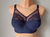 Śliczny biustonosz komfortowy GEORGE UK 40C EUR 90C granat