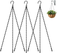 ZESTAW WISZĄCE ŁAŃCUCHY NA ROŚLINY DONICZKI 3 SZTUKI ŁAŃCUCH