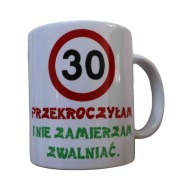 Kubek na 20 25 30 35 40 45 ... urodziny przekroczenie