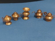 Miniaturki czajniczki monety Skandynawia