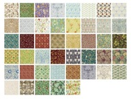 William Morris - Kwiaty - Wzory - NAKLEJKI 45 szt