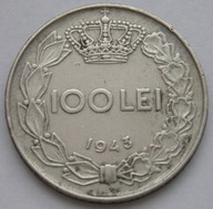 Rumunia 100 lei 1943 - król Michał