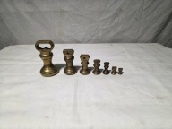 Odważnik mosiężne - zestaw 1/4OZ-4LB