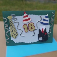 Kartka urodzinowa 18, personalizacja